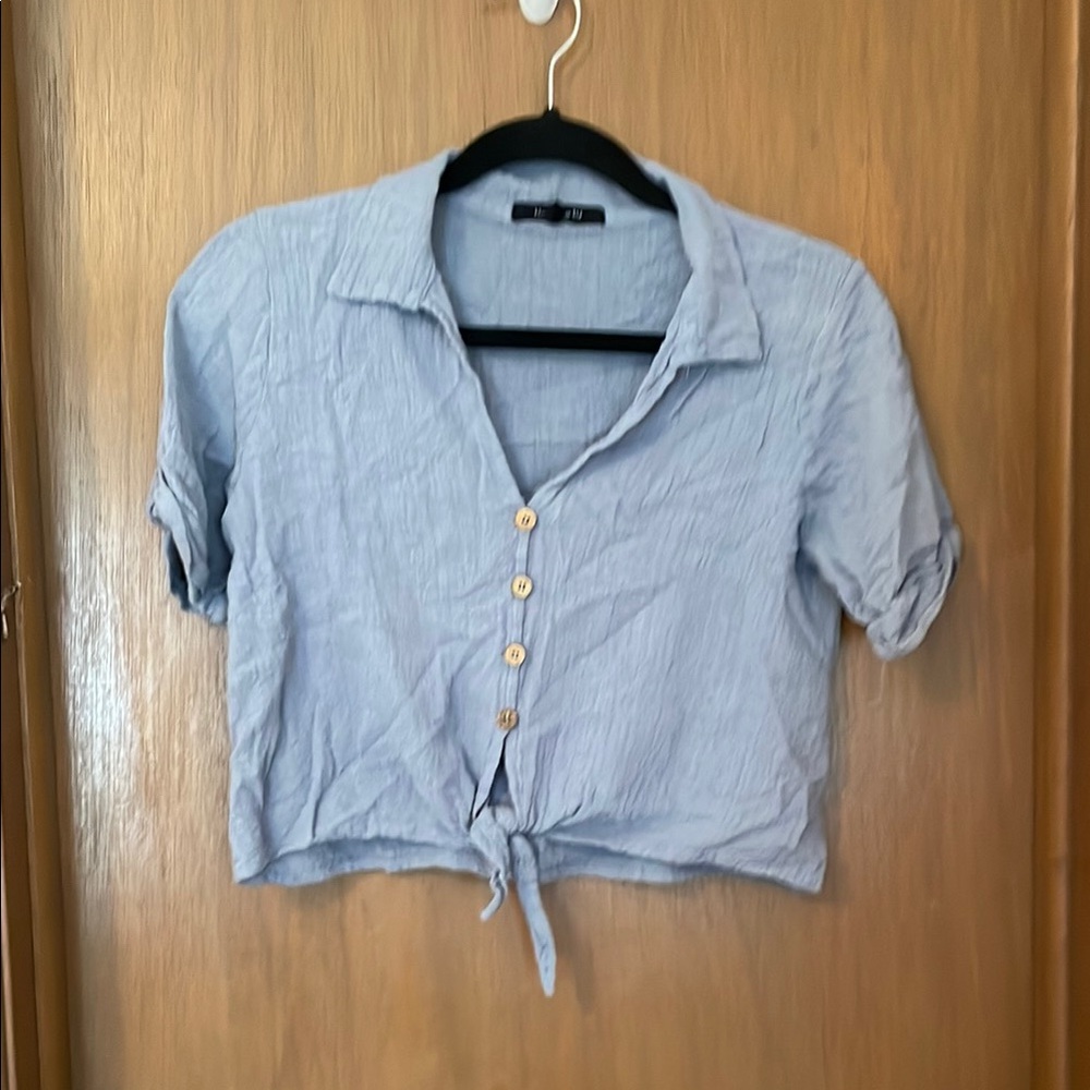 Classic Blue Button Down Shirt